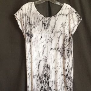 Midi / maxi dress with the perfect marbling